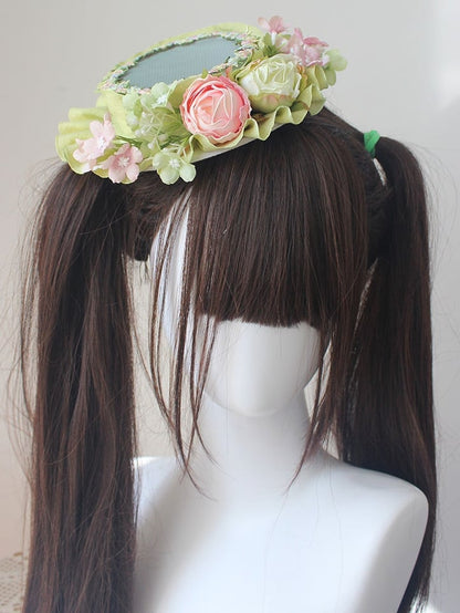 Design Hut Floral Grün/Pink Mini