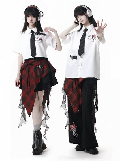 Skirt Elastic Waist Black
