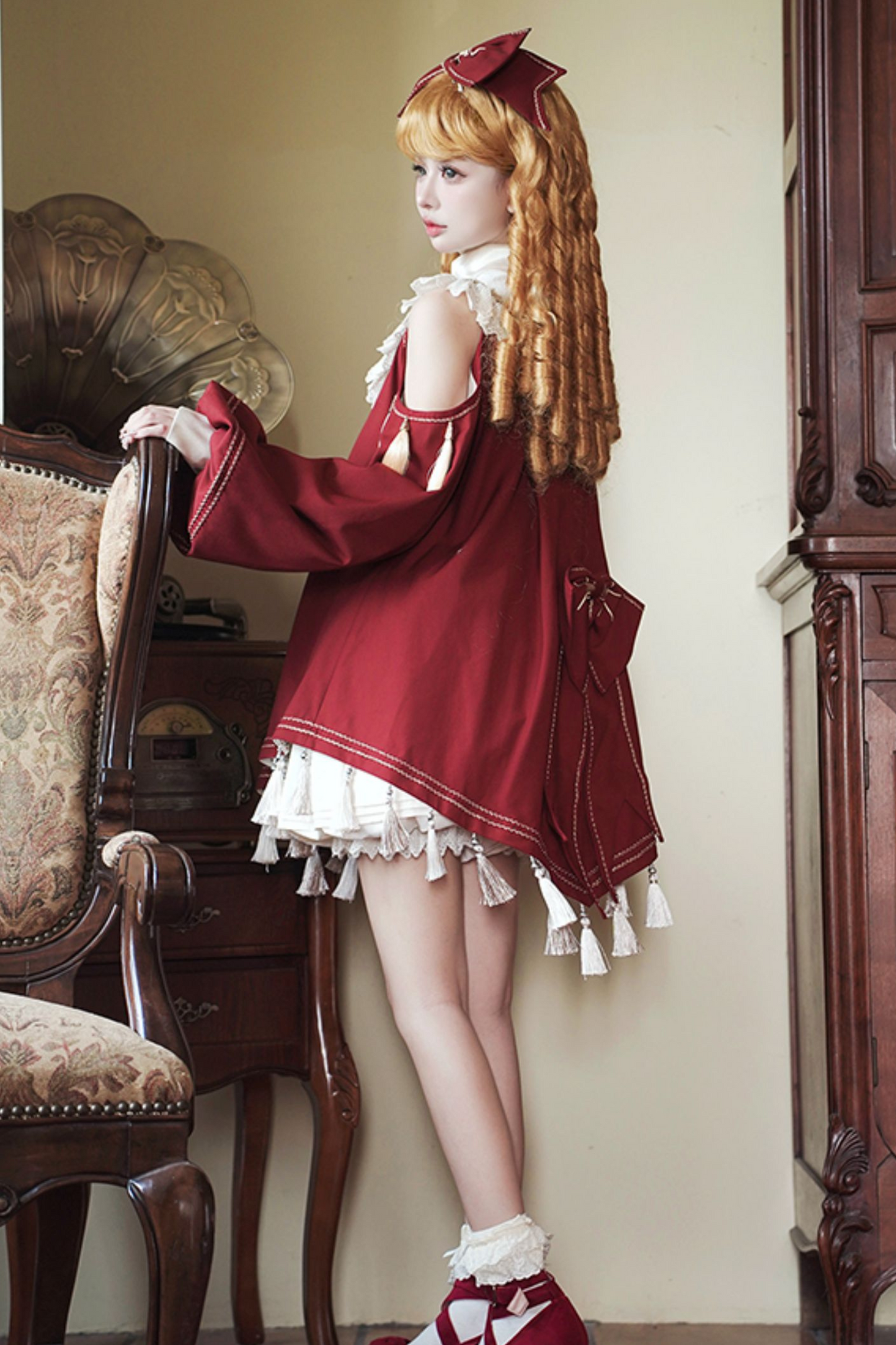 + Lolita Big Dress Doll Classical Pants Inner Ribbon