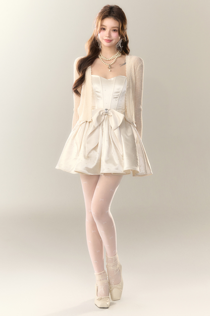 Ice Cardigan Silk Sheer