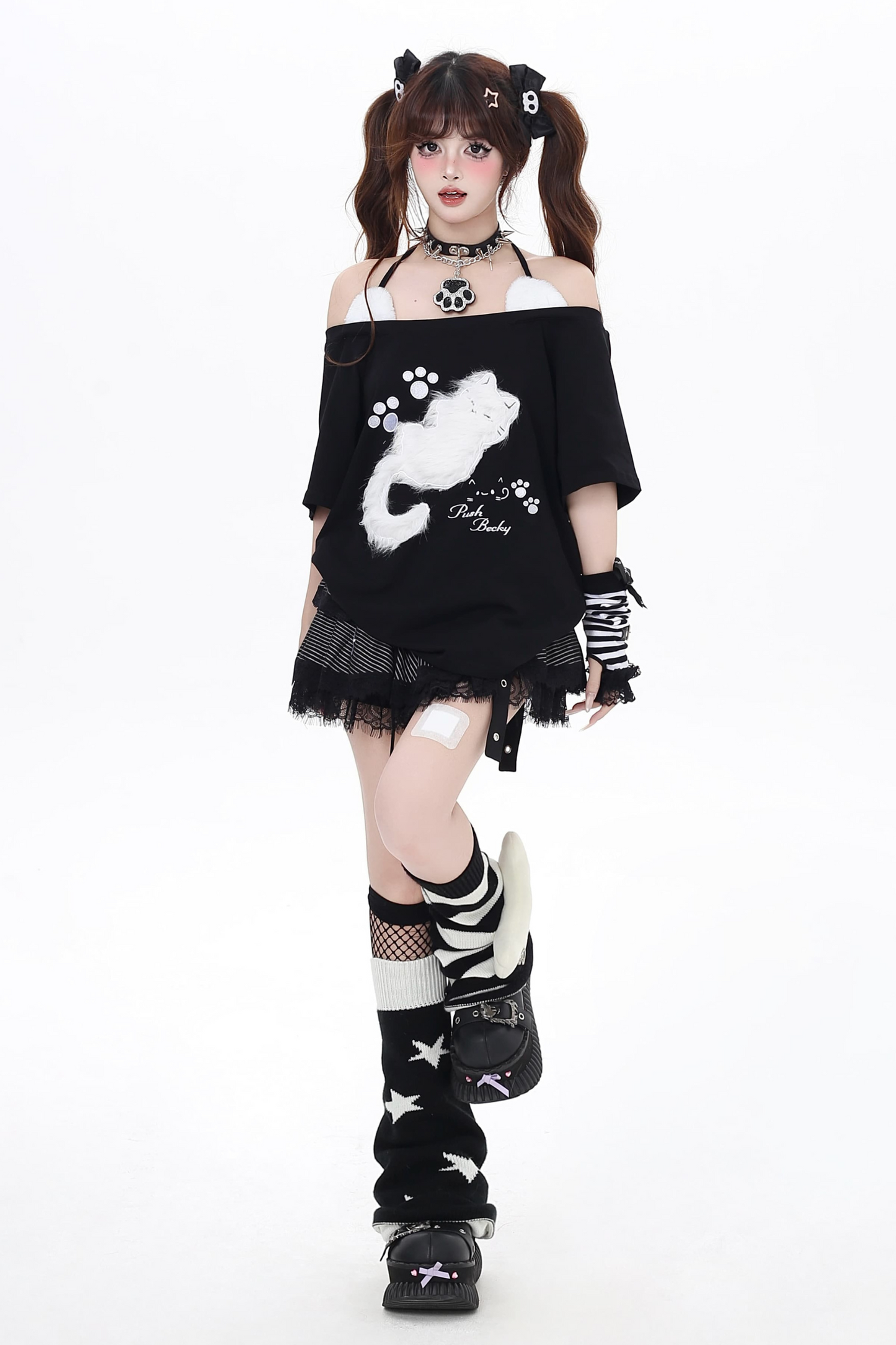 Coal Cozy T-Shirt Cat Casual