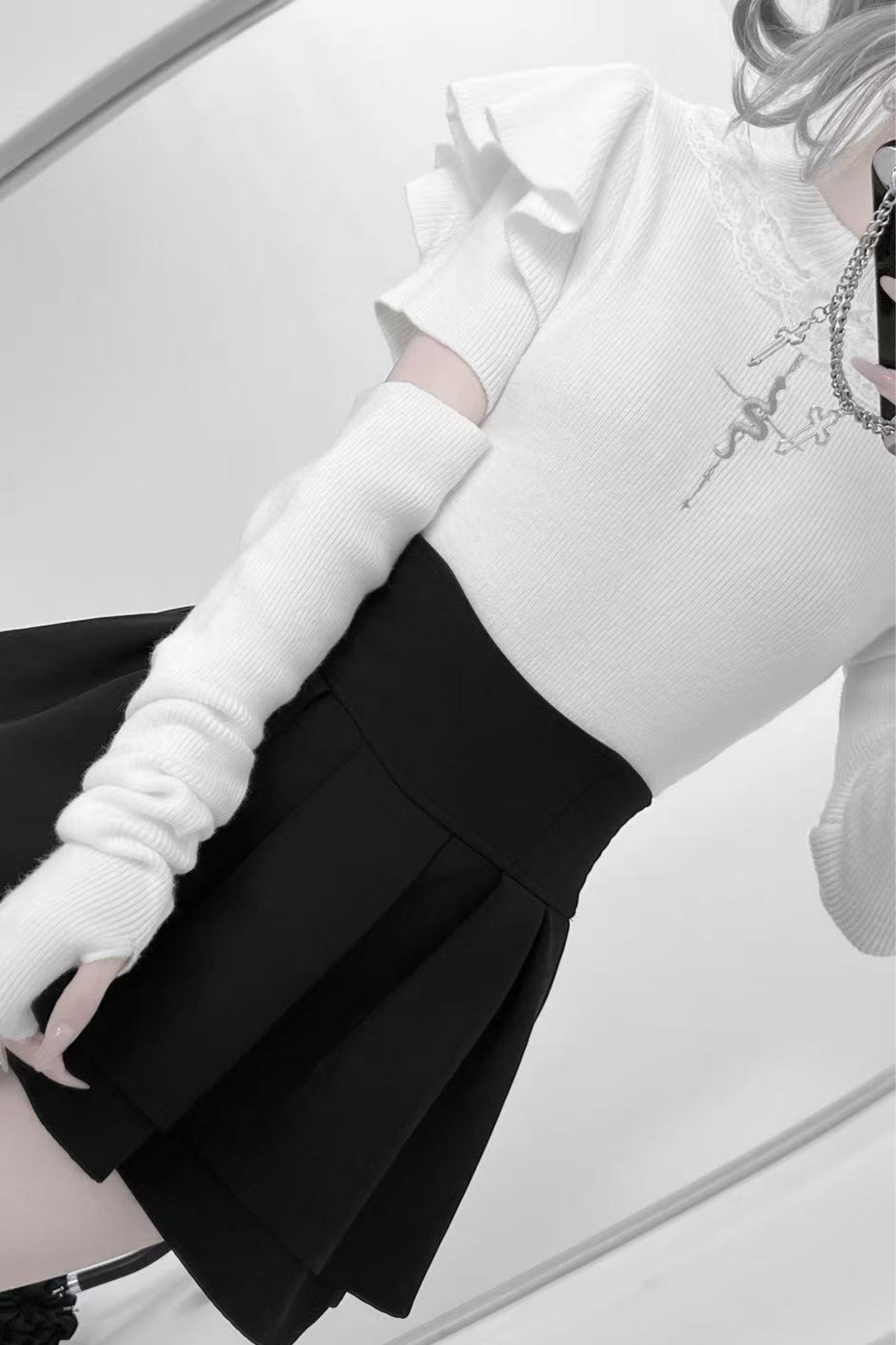 warmer mine Arm top style tight