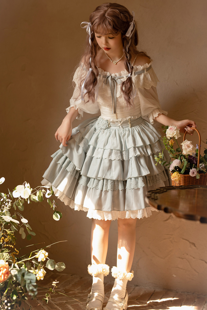 Skirt Top Sweet Cute Daily Doll + Lolita
