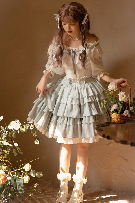 Skirt Top Sweet Cute Daily Doll + Lolita