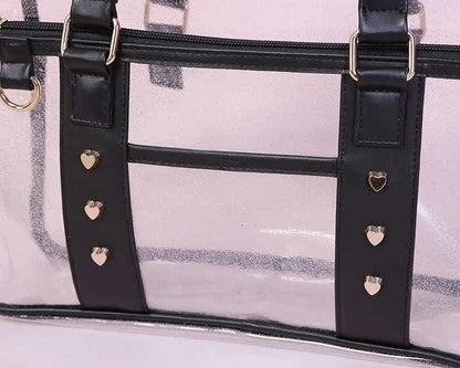 Pink/Black Sheer Ita Tote Bag