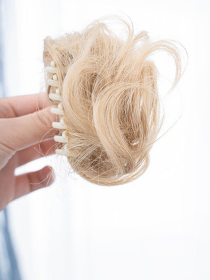 Wig 35CM Hairclips + Blonde Double Straight Accessories Length