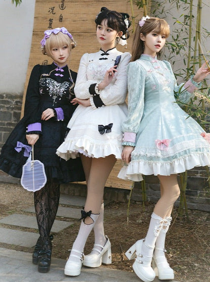 Girly Dress Bow Chinese Sweet