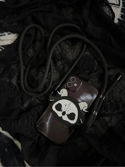 Strap Crossbody Black Gothic