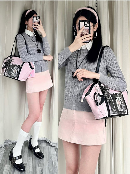 BlackPink Bag Fan-shaped Shoulder Ita