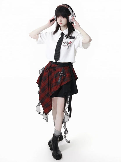 Skirt Elastic Waist Black