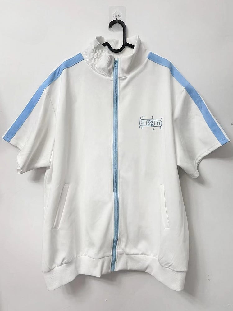 Star Embroidery Tenshi T-shirt Bunny And WhiteBlue Kaiwai