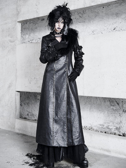Black Fanx Fur Shawl