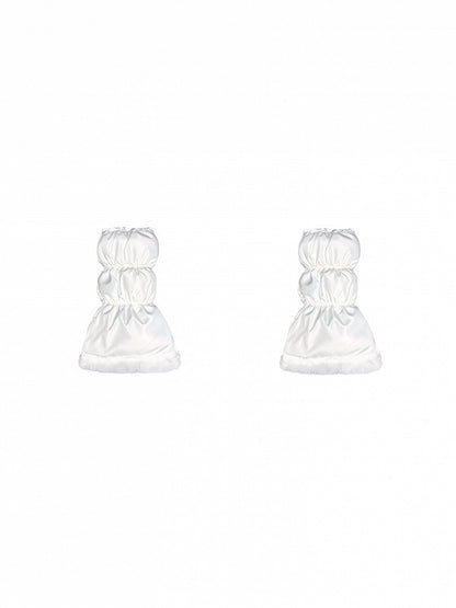 Jambières chaudes et moelleuses grises/blanches/noires