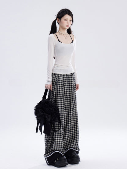 White Semi-Sheer Sun Protection Glamorous Top