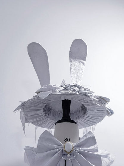 Rabbit Bunny Theater White Hat Ears