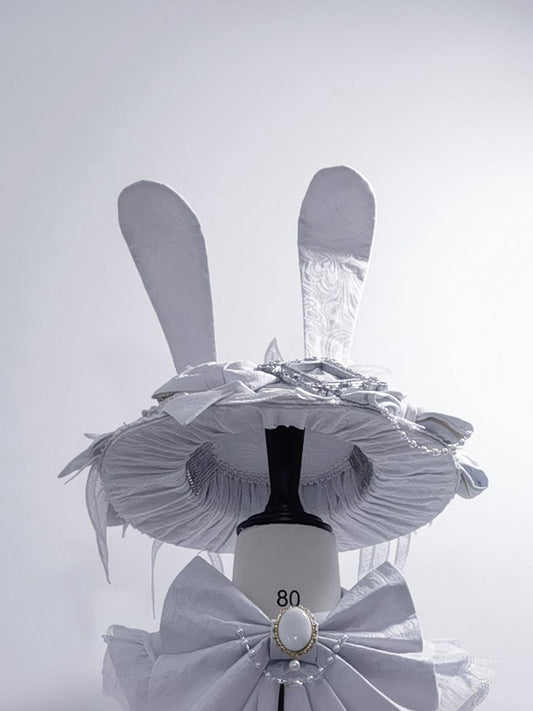 Rabbit Bunny Theater White Hat Ears