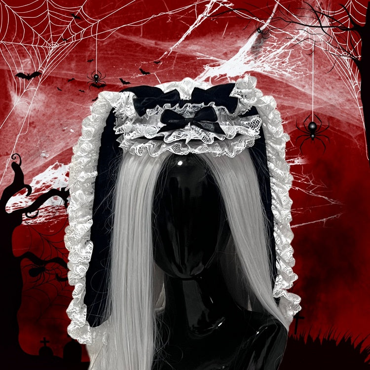 Headpiece Extra-Long Ear Color 3 Options Rabbit Lolita