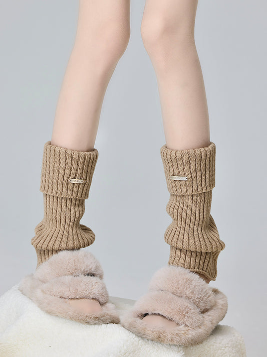 4 Color Options Knitted Leg Warmers