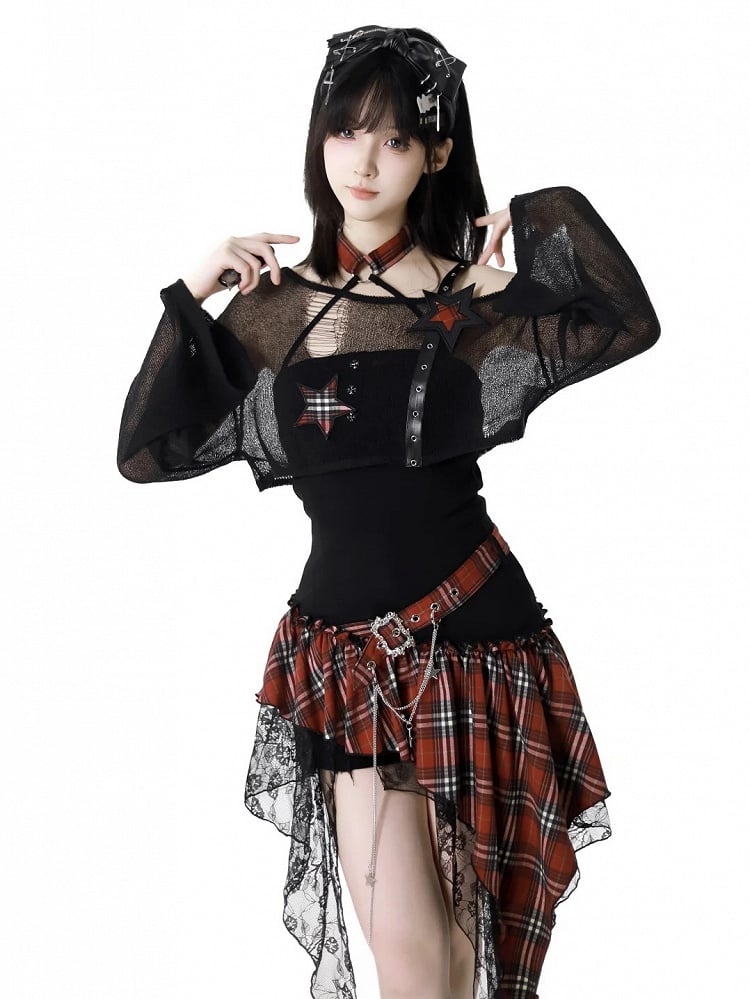 Details Black Star Stud Glamorous Shorts