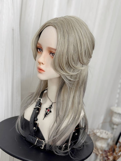 45CM Ouji Style Length Wig Gray