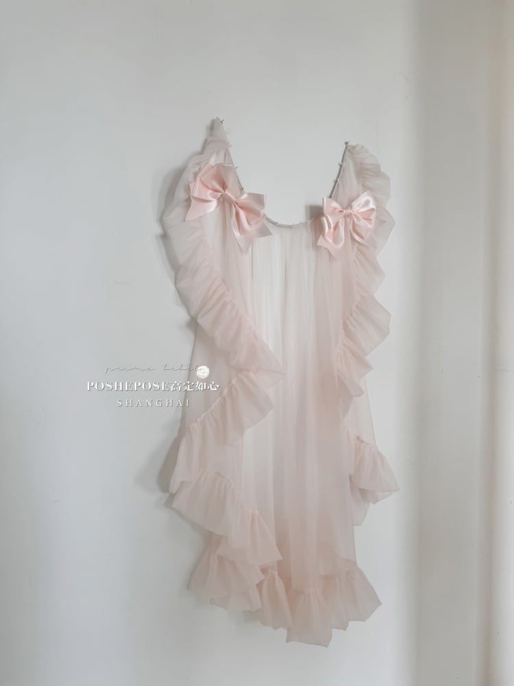 Pink Balletcore Boned Waist Strapless Puffy Dress