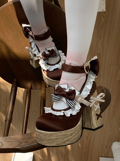 Janes Platforms Wonderland in Lolita Mary Sweet Vibes Alice Brown