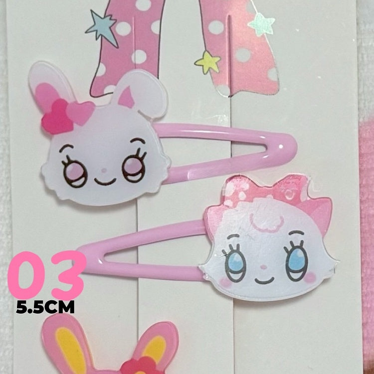 4 Options Animal Kawaii Hairclips