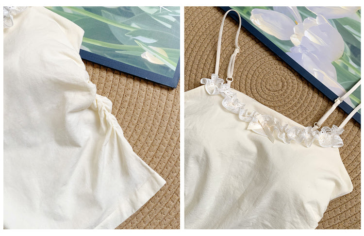 Comfortable Apricot Cups Underwire Cami Top Summer with
