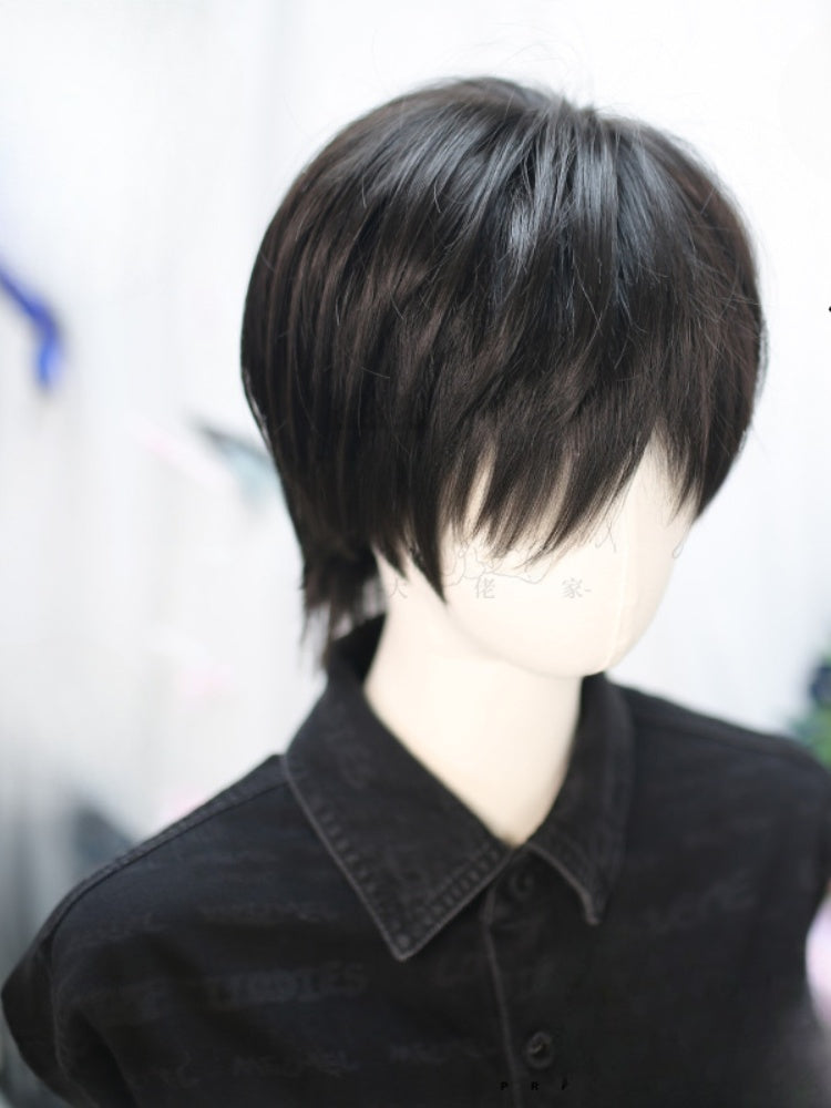 Black Ouji Wig with Bangs
