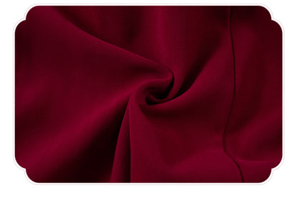 Dress Fit Lolita Slim Fashion Waist Red Elegant