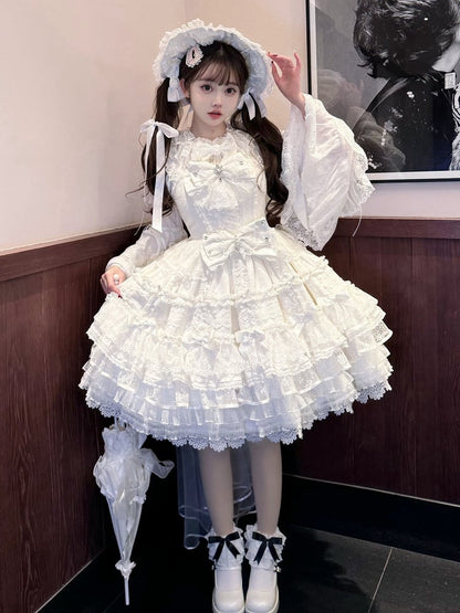 Jumper Shiro White Sweet Skirt Hime Lolita Dress Hanayome