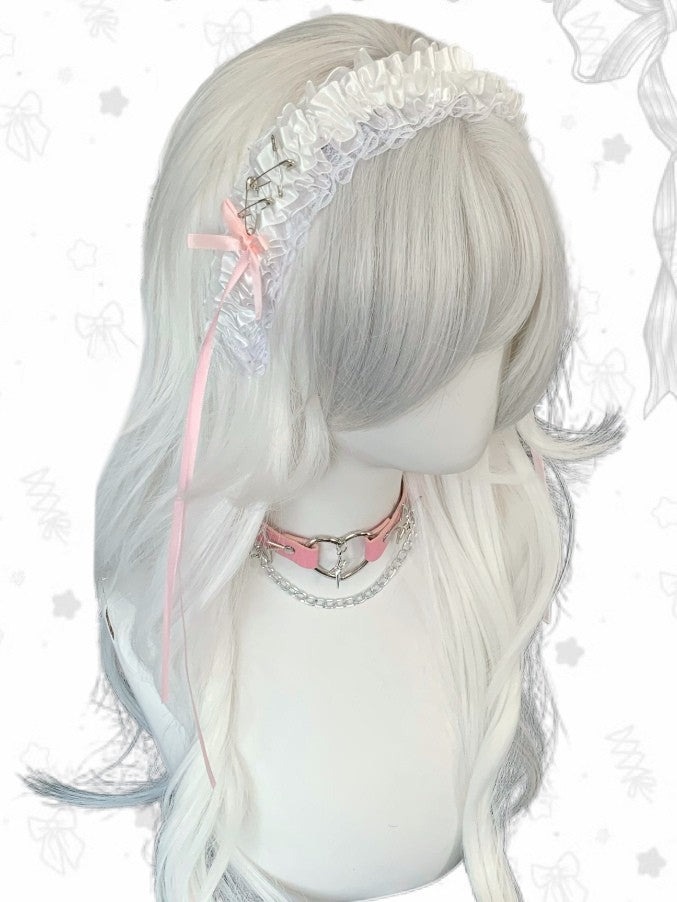 Details Options 4 Ruffled Bowknot Accents KC Color Pin