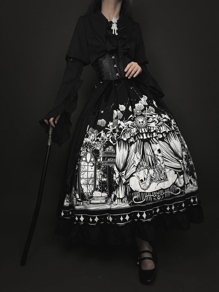 Belt Leather PU Boned Black Corset