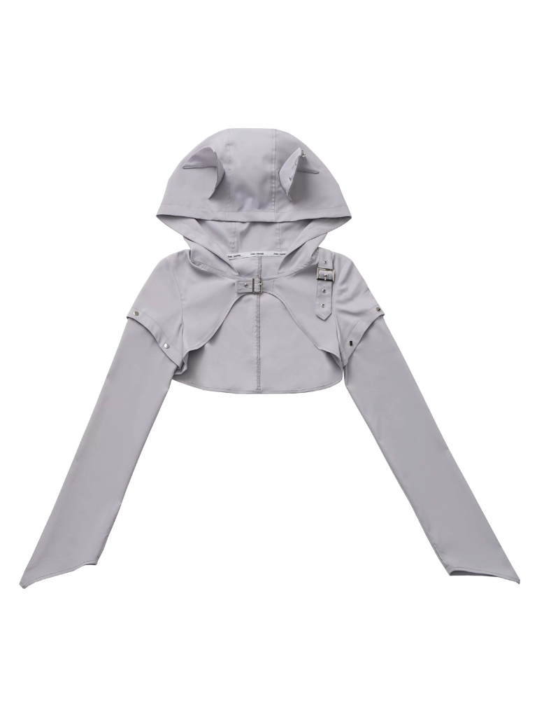 Suit Camouflage Detachable Design Hoodie Original Sleeve Wolf