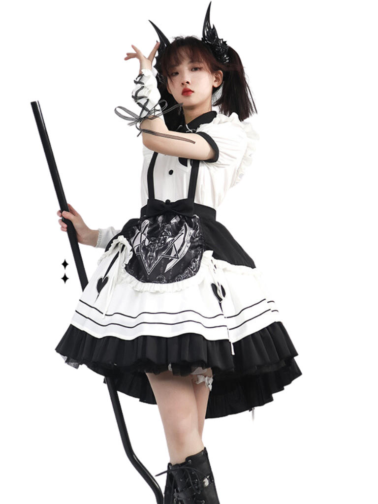 Maid Set-Up Lolita English Dress