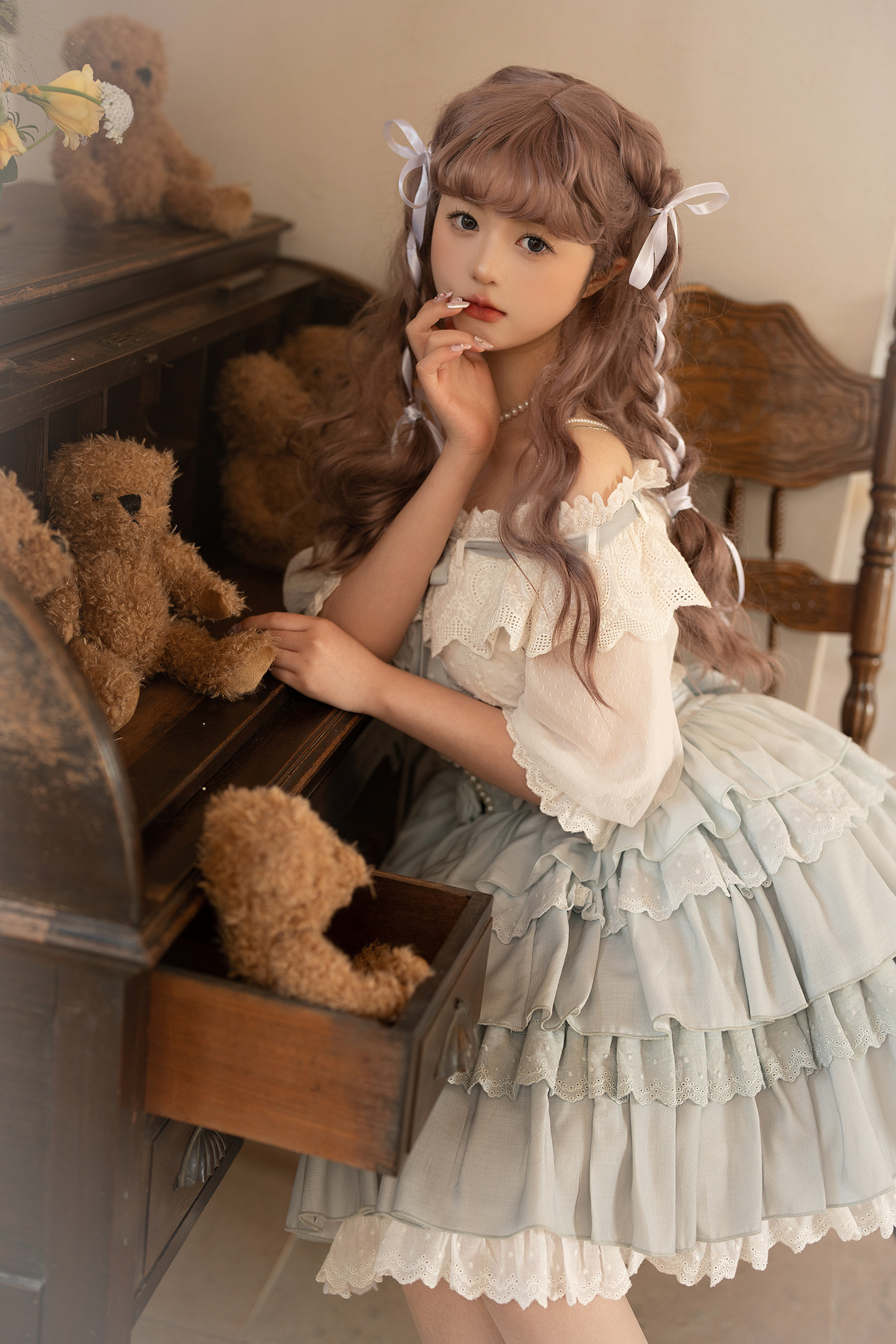 Skirt Top Sweet Cute Daily Doll + Lolita