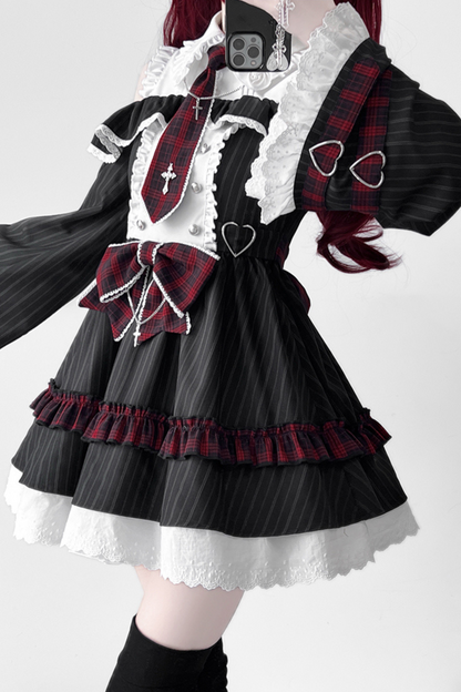 Dress Cross Set Dark Daily Girl