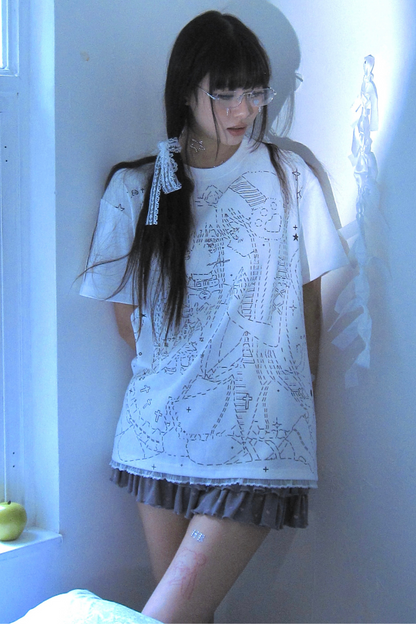 Mine Design T-Shirt Shailoose Anime