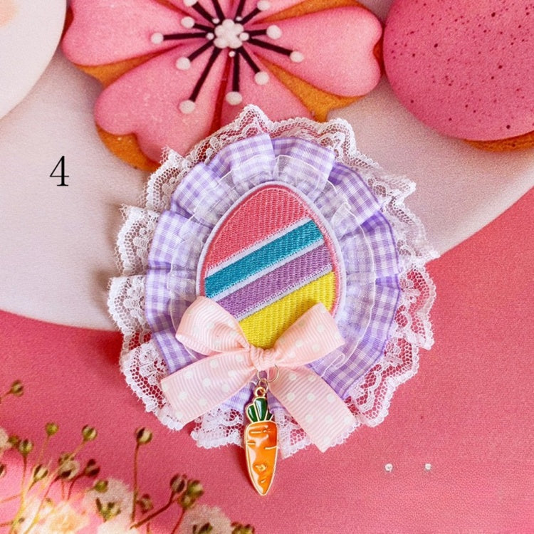 Colorful Bowknot Hairclip Badge Necklace Wristcuffs