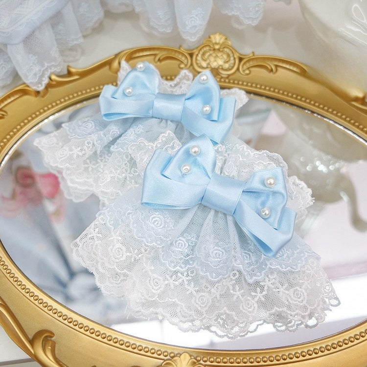 Pink Blue Black Wrist Cuffs /
