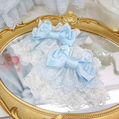 Pink Blue Black Wrist Cuffs /