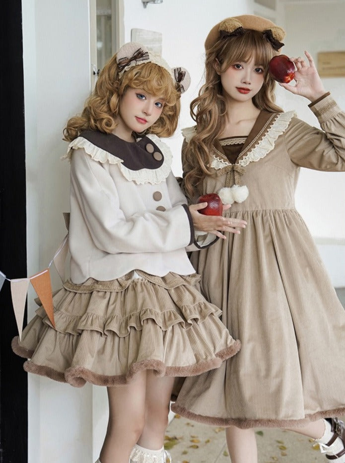 Coco Coat Dress Volume Girly Ruffle + Skirt Diary