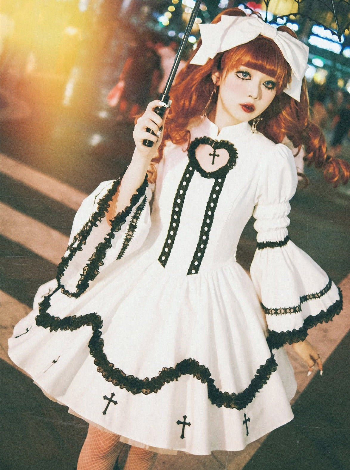 Subculture Lolita Dress Y2K Cross
