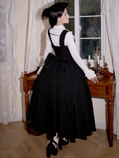 Big Green / Pink Blue Gray Bow Black