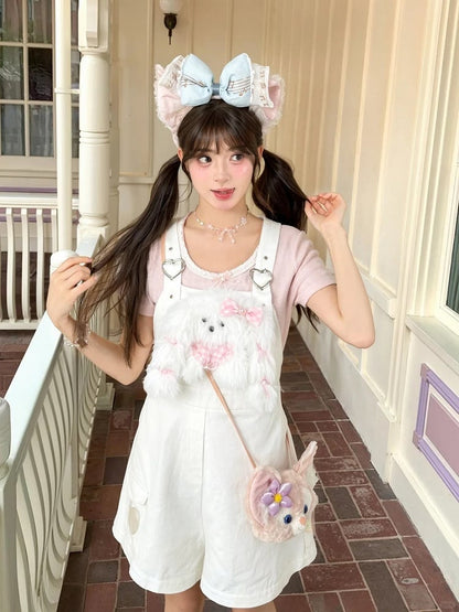 Kawaii Yume T-Shirt Pink Round Neck