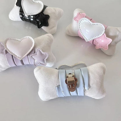 Jirai Kei Light Purple Lolita Star Heart Shoe Clips