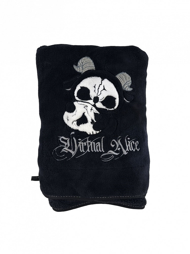 Gothic Bath Grim Towel and Black Reaper White