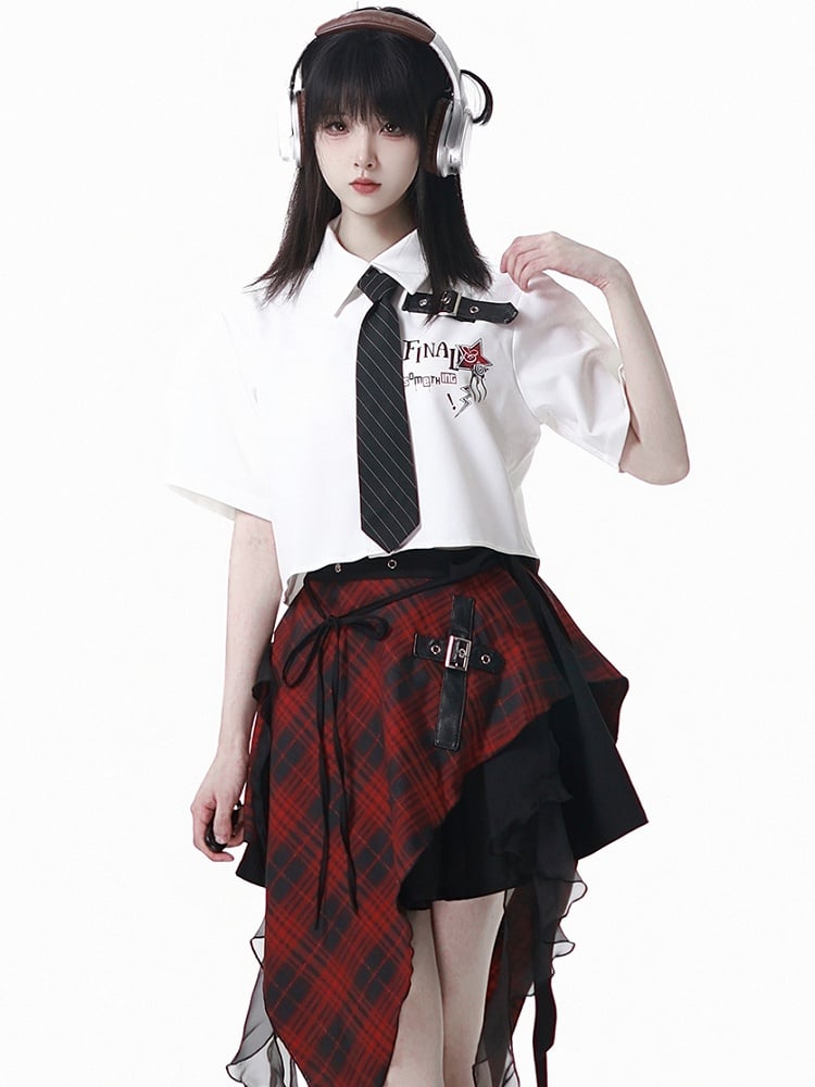 Skirt Elastic Waist Black