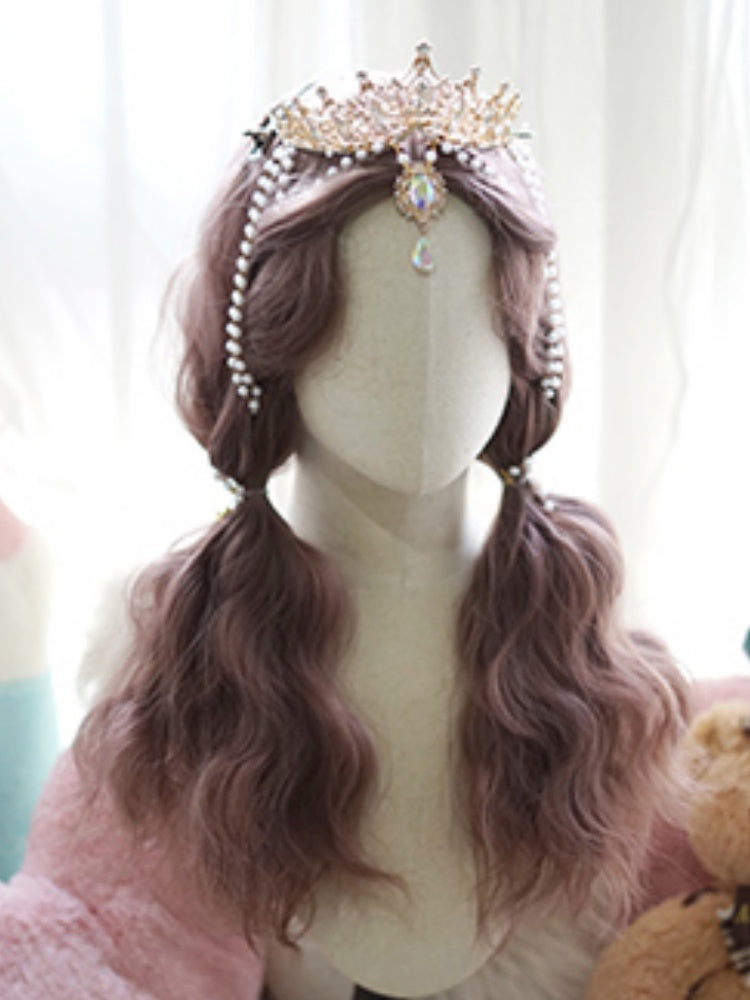 Light Purple Long Wavy Wig