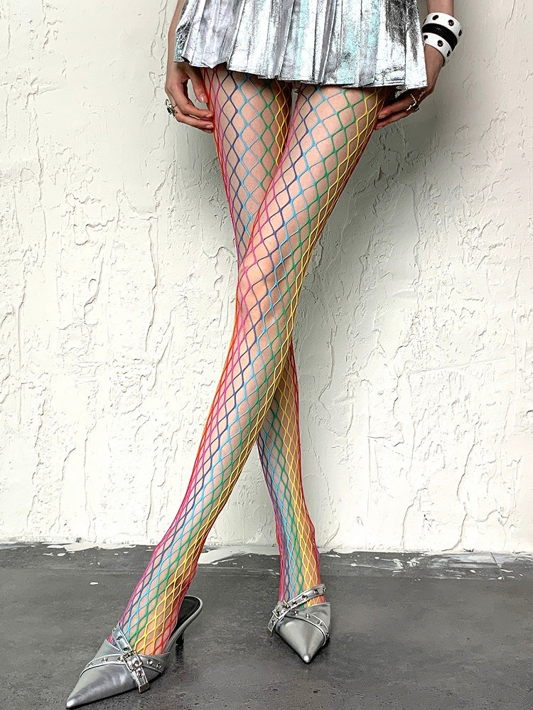 Regular Tights Fishnet Colorful Y2K Version